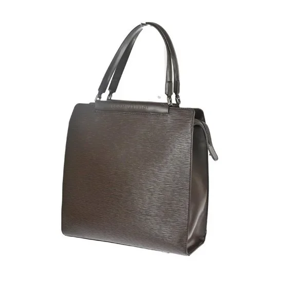 LOUIS VUITTON LV Logo Figari MM Hand Bag Epi Leather Mocha France M5200D 30DA062